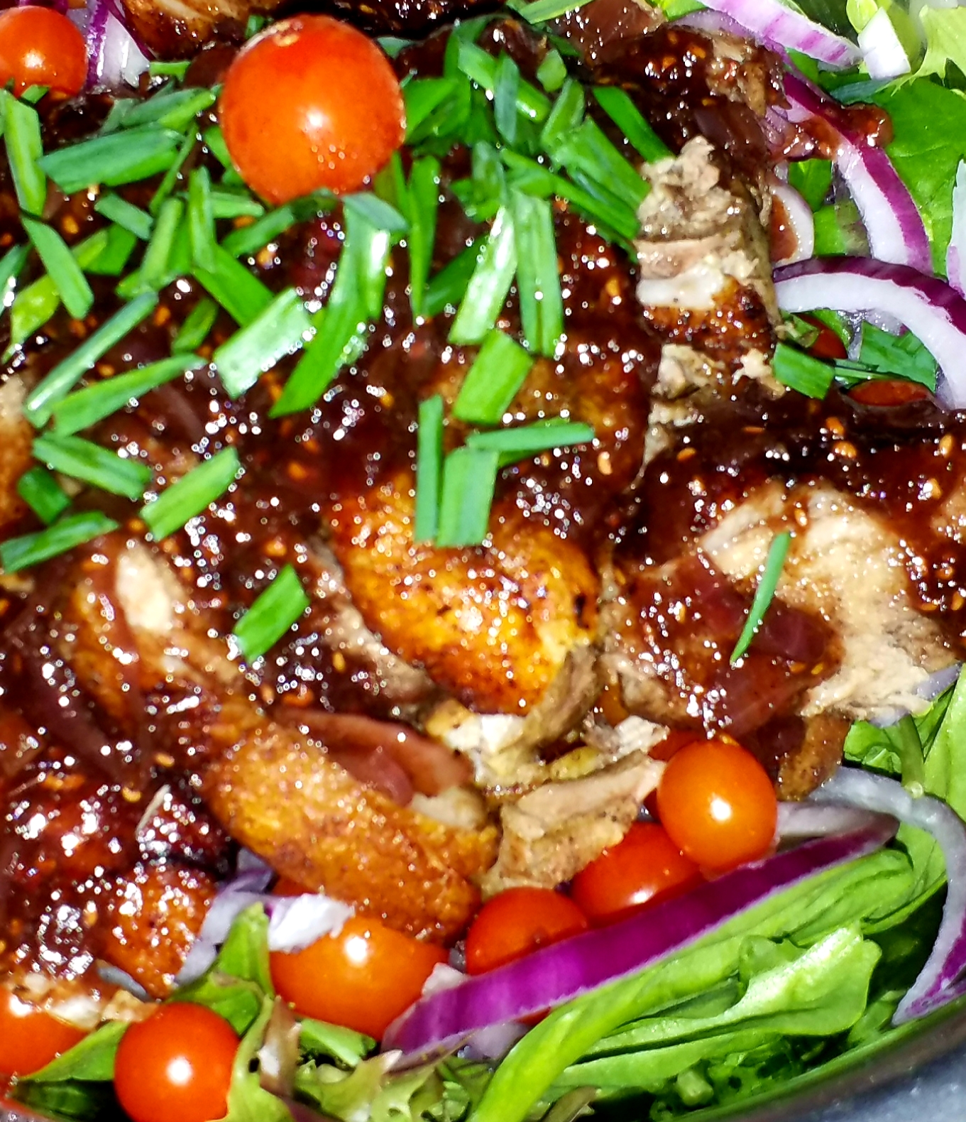 Hot Moroccan Duck Salad